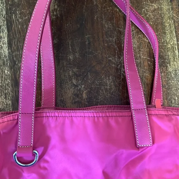 Pink Prada tote